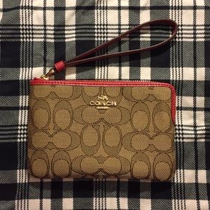 Coach Signature Wristlet